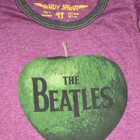 The Beatles Kids Band TShirt Dress Size 4T rowdy sprout authentic designer brand - Picture 16 of 16